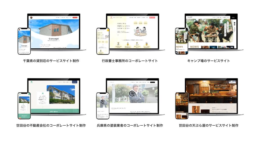 Studioで作ったギャラリーの具体例