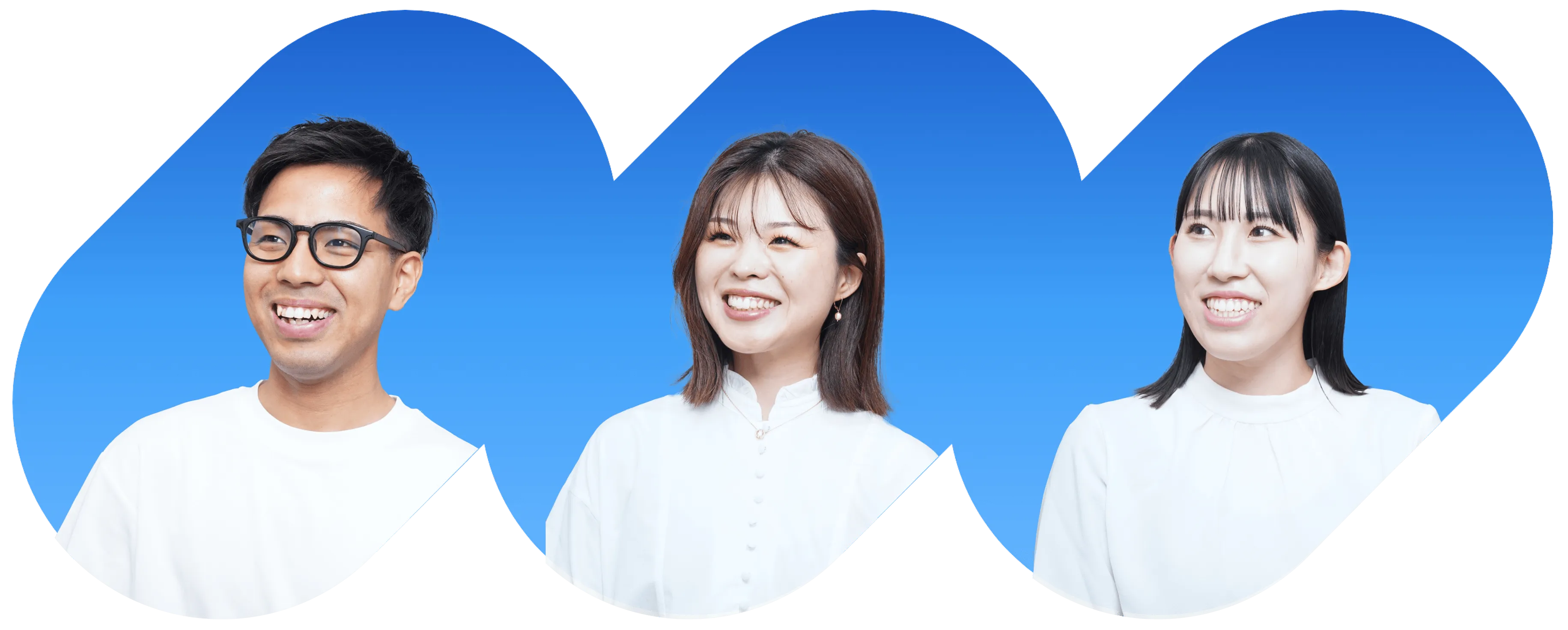 Teraceのメンバー3人の写真